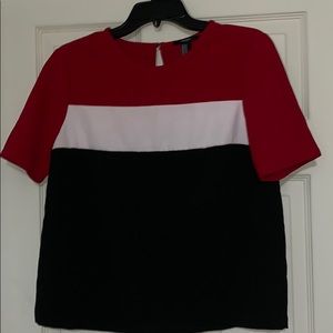 Color block shirt/ blouse